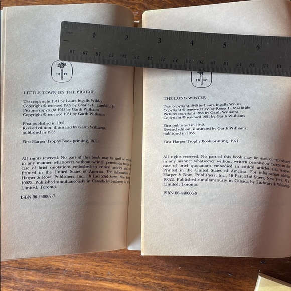 7 Little House Books By Laura Ingalls Wilder Kids Chapter Paperback Vintage 1981 - Picture 12 of 14